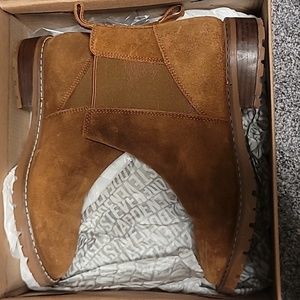 Steve Madden suede lug boots